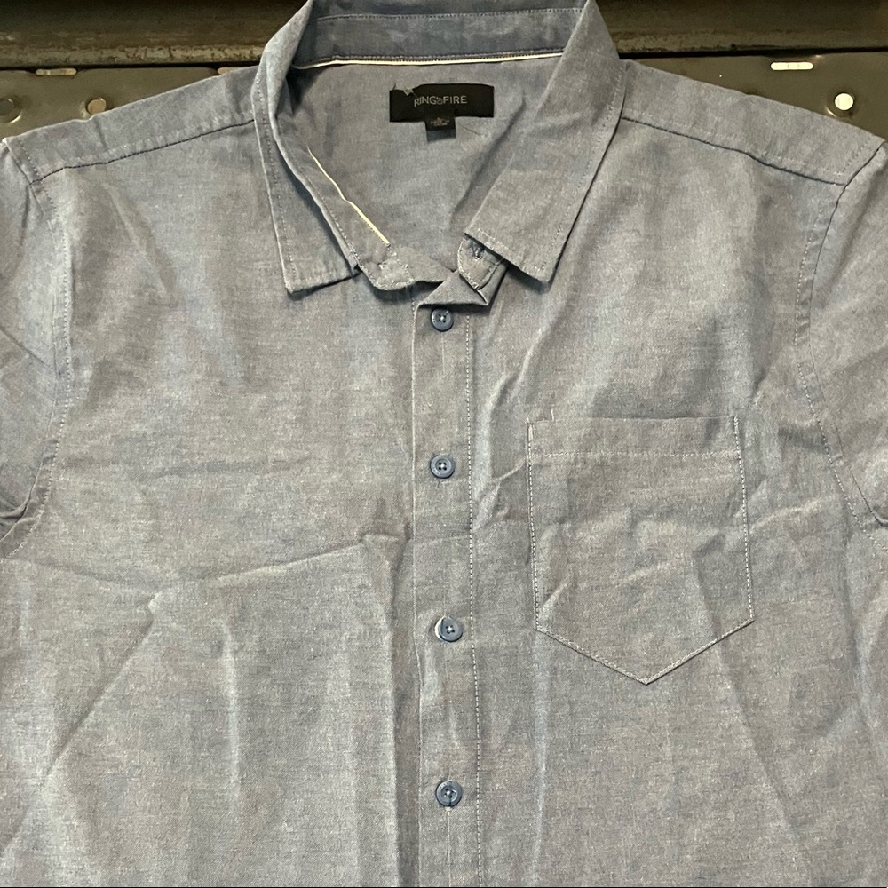 Ring of Fire Men 1 Piece Suite Size L Blue